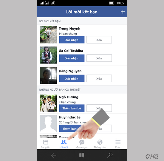Lời mời kết bạn
